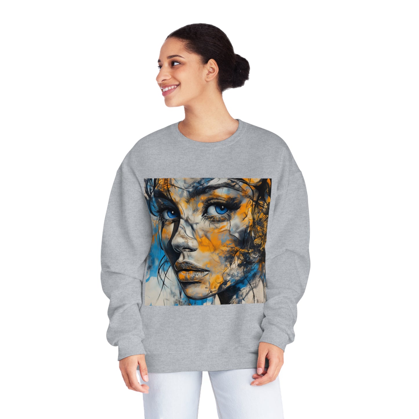 "Create. Inspire. Evolve" - Unisex NuBlend® Crewneck Sweatshirt