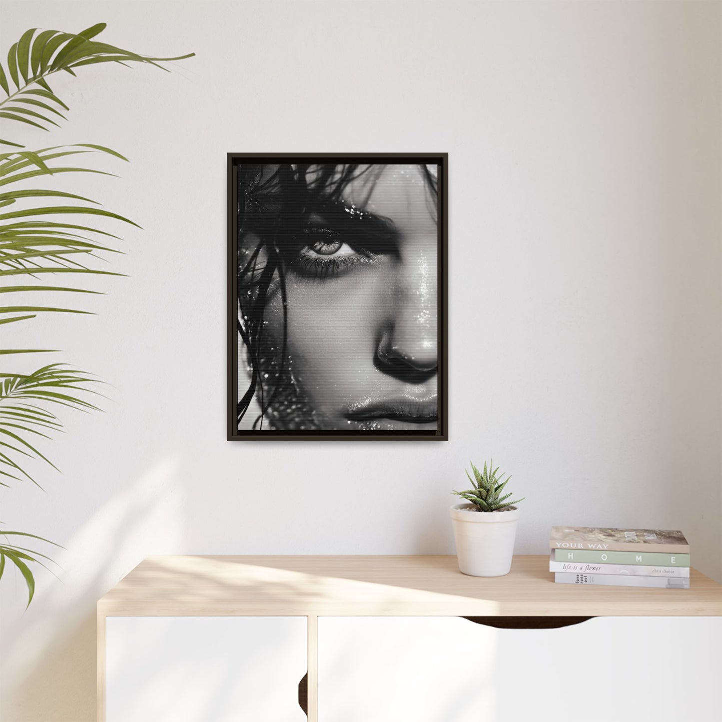 Intensity Unveiled - Framed Matte Canvas