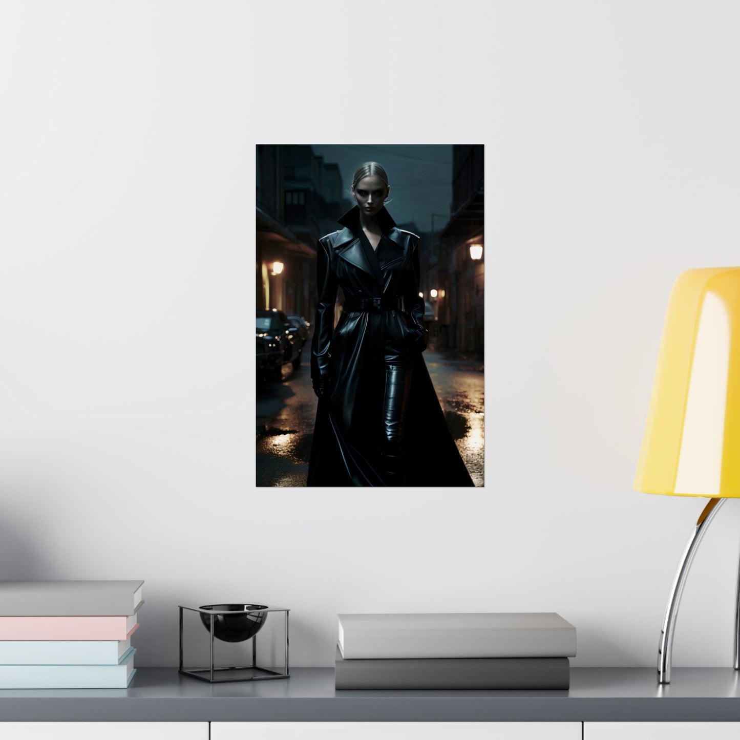 Noir Allure - Matte Vertical Poster