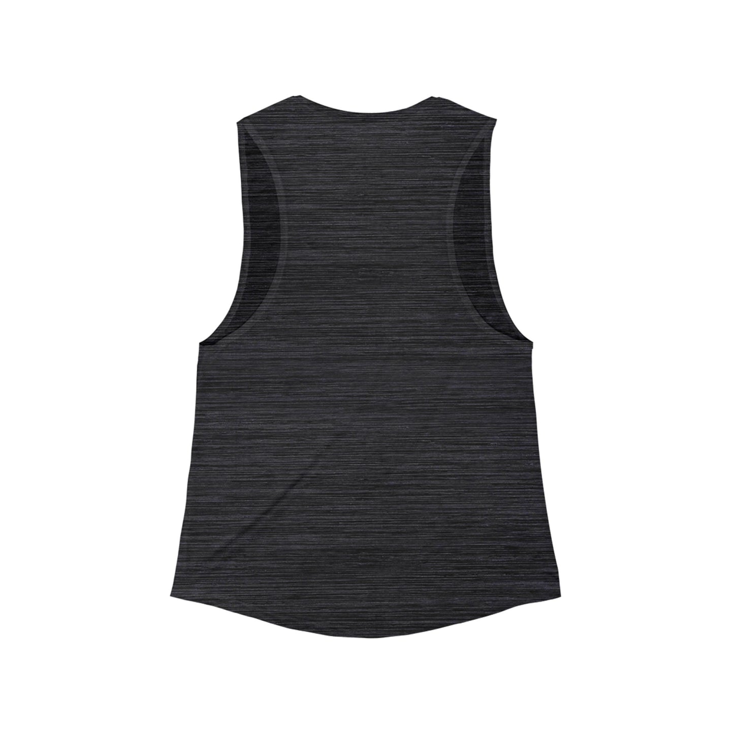 Urban Noir Flow – Women’s Flowy Muscle Tank with Dramatic Fashion Photography