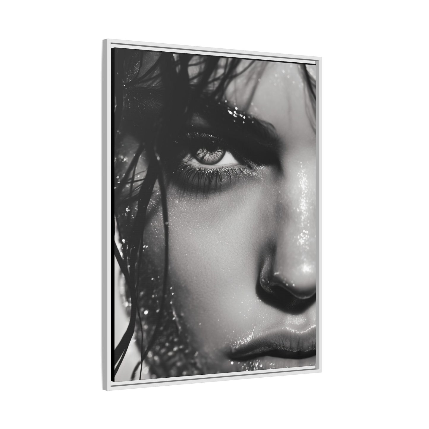 Intensity Unveiled - Framed Matte Canvas