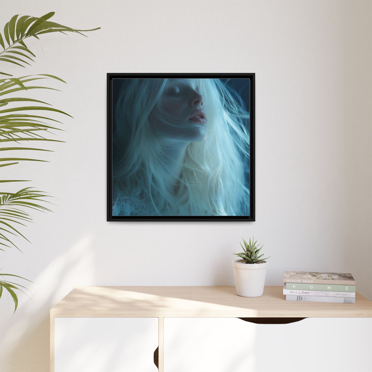 Ethereal Light Framed Canvas Art