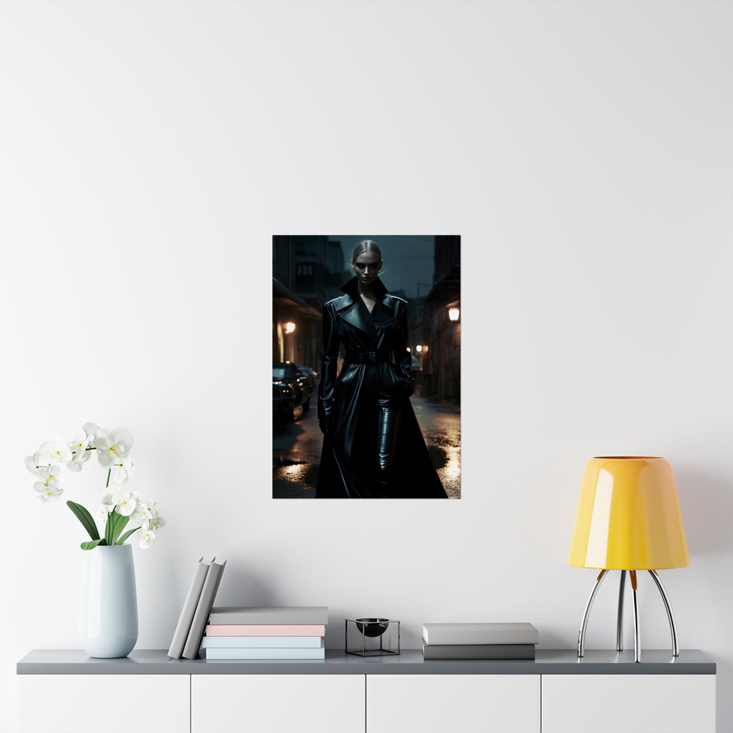 Noir Allure - Matte Vertical Poster