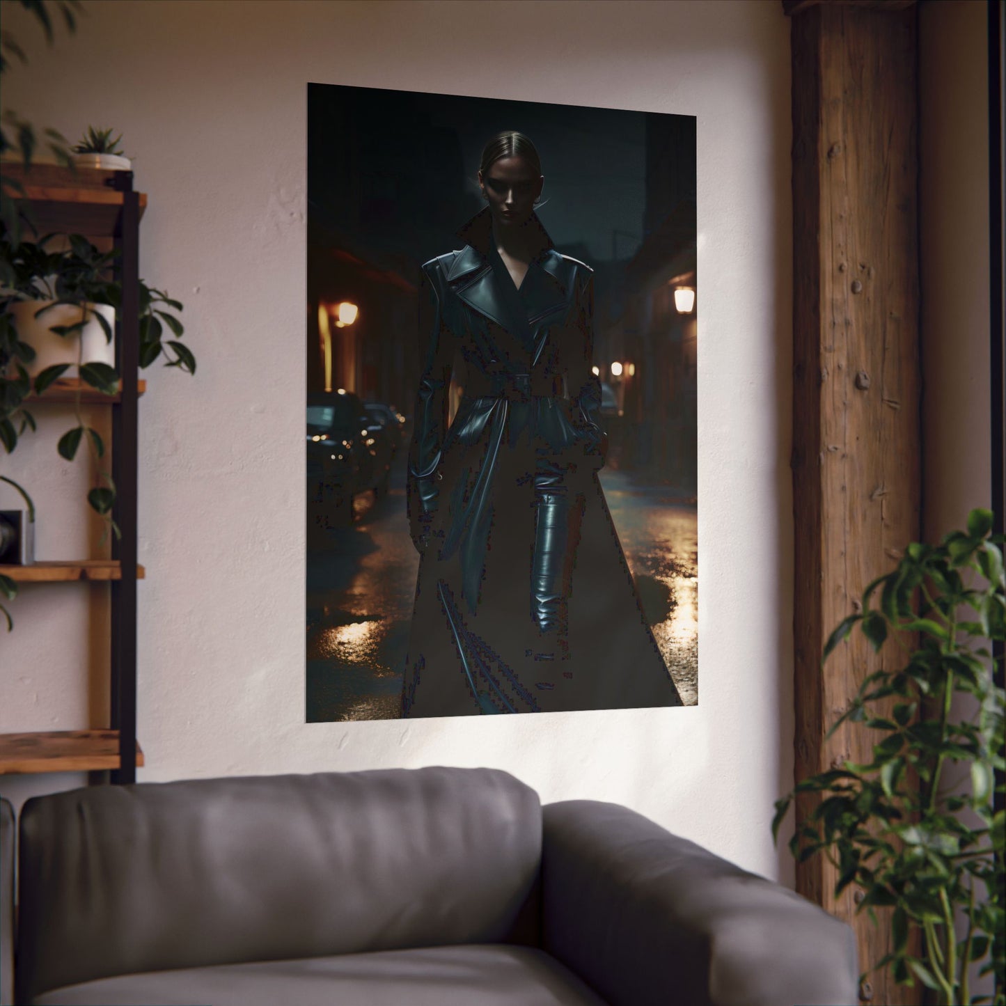 Noir Allure - Matte Vertical Poster