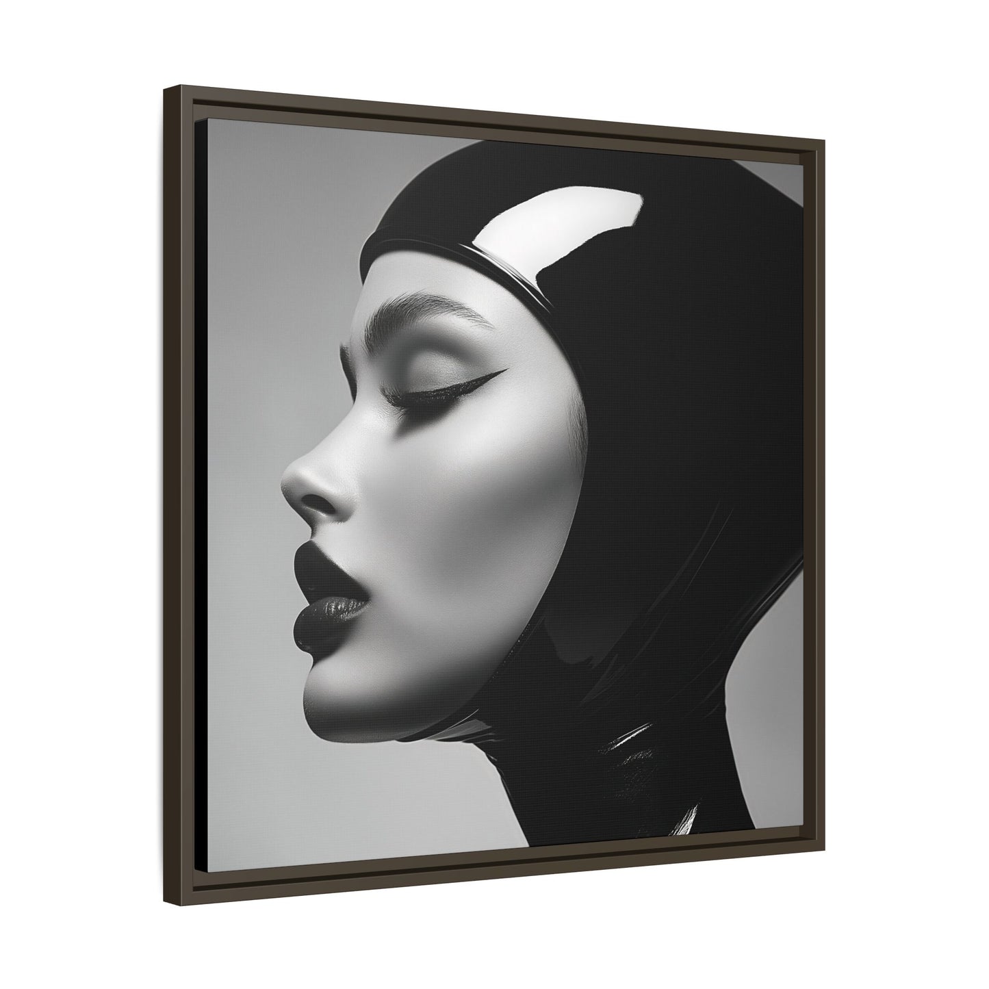 Sleek Vision - Latex Profile Framed Canvas