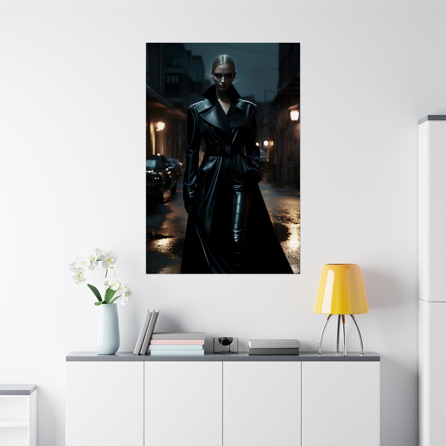 Noir Allure - Matte Vertical Poster