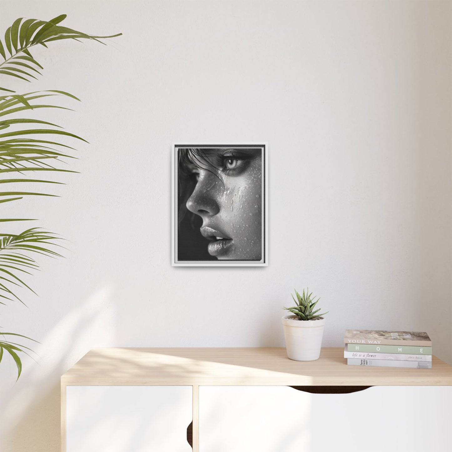 Veil of Emotion - Framed Matte Canvas