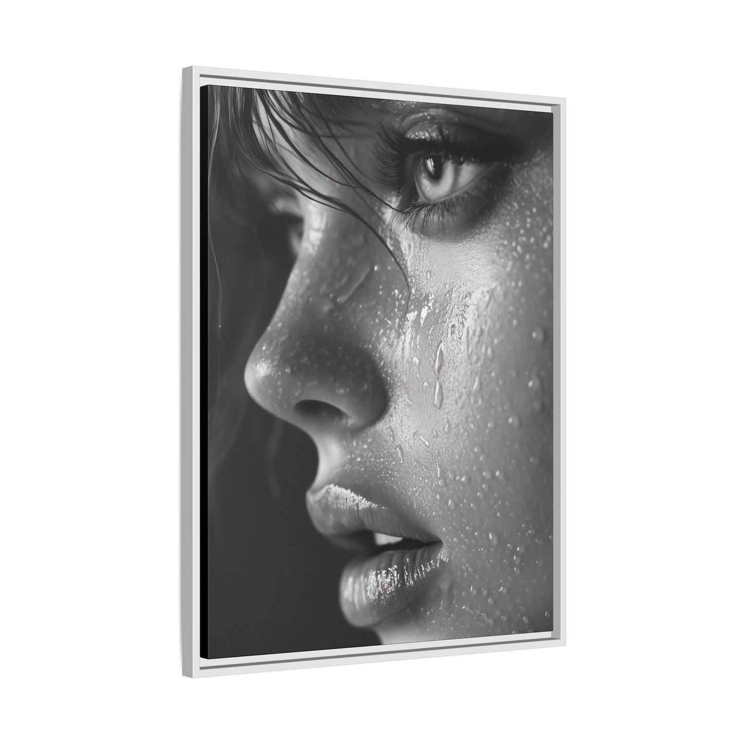 Veil of Emotion - Framed Matte Canvas