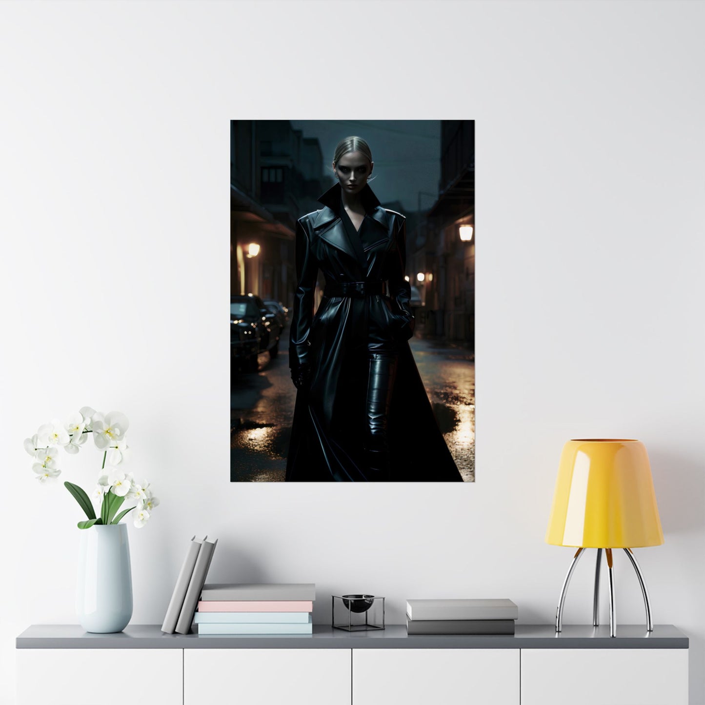 Noir Allure - Matte Vertical Poster