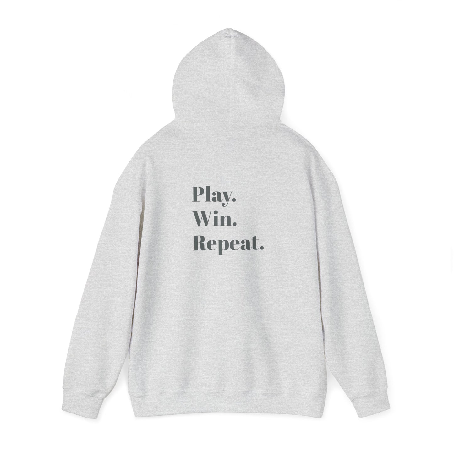 Play. Win. Repeat. Unisex Heavy Blend™ Hoodie – 10 Color