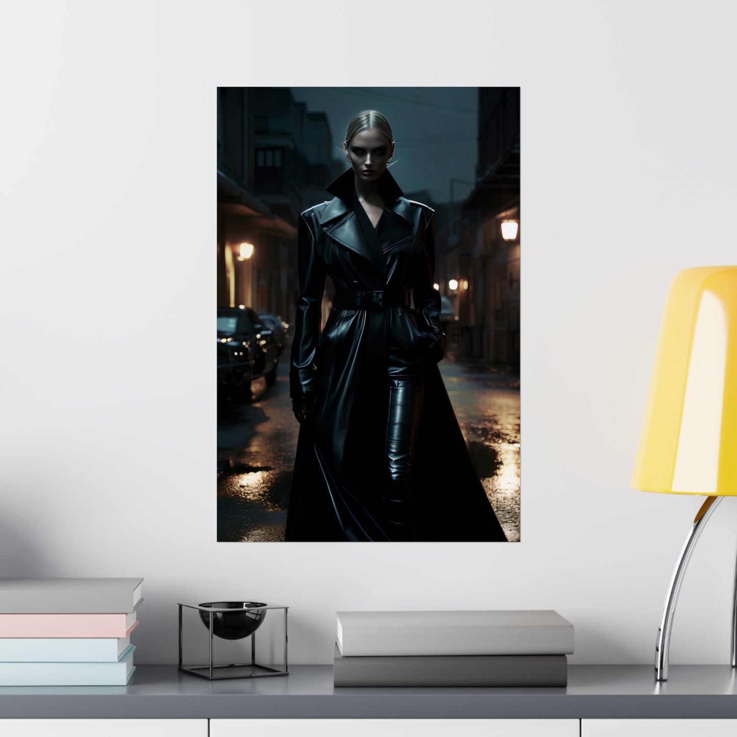 Noir Allure - Matte Vertical Poster