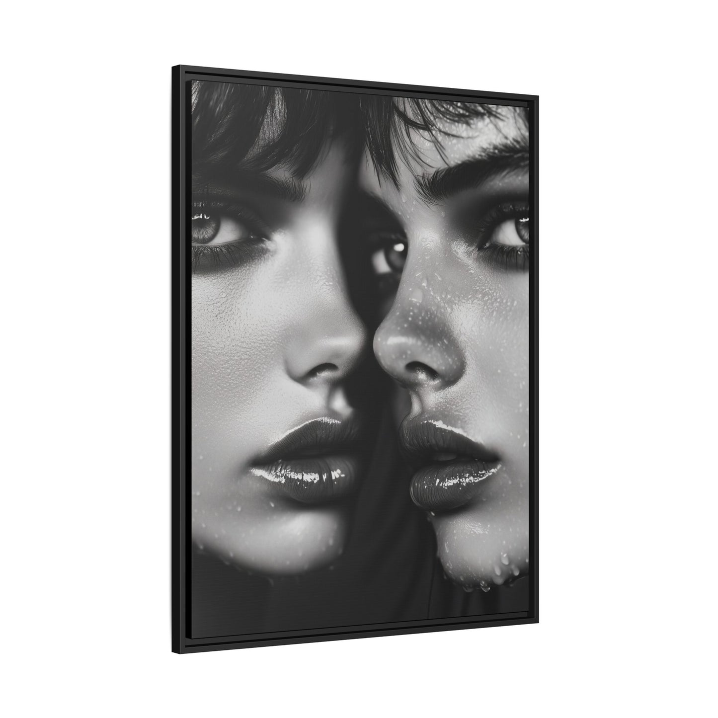 Dual Embrace - Framed Matte Canvas