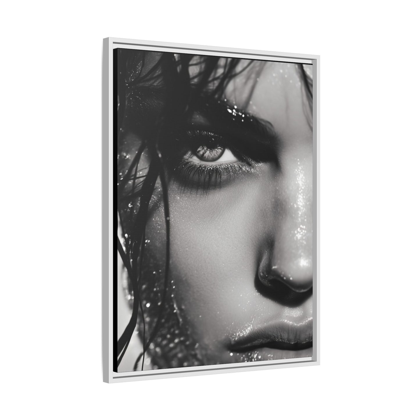 Intensity Unveiled - Framed Matte Canvas