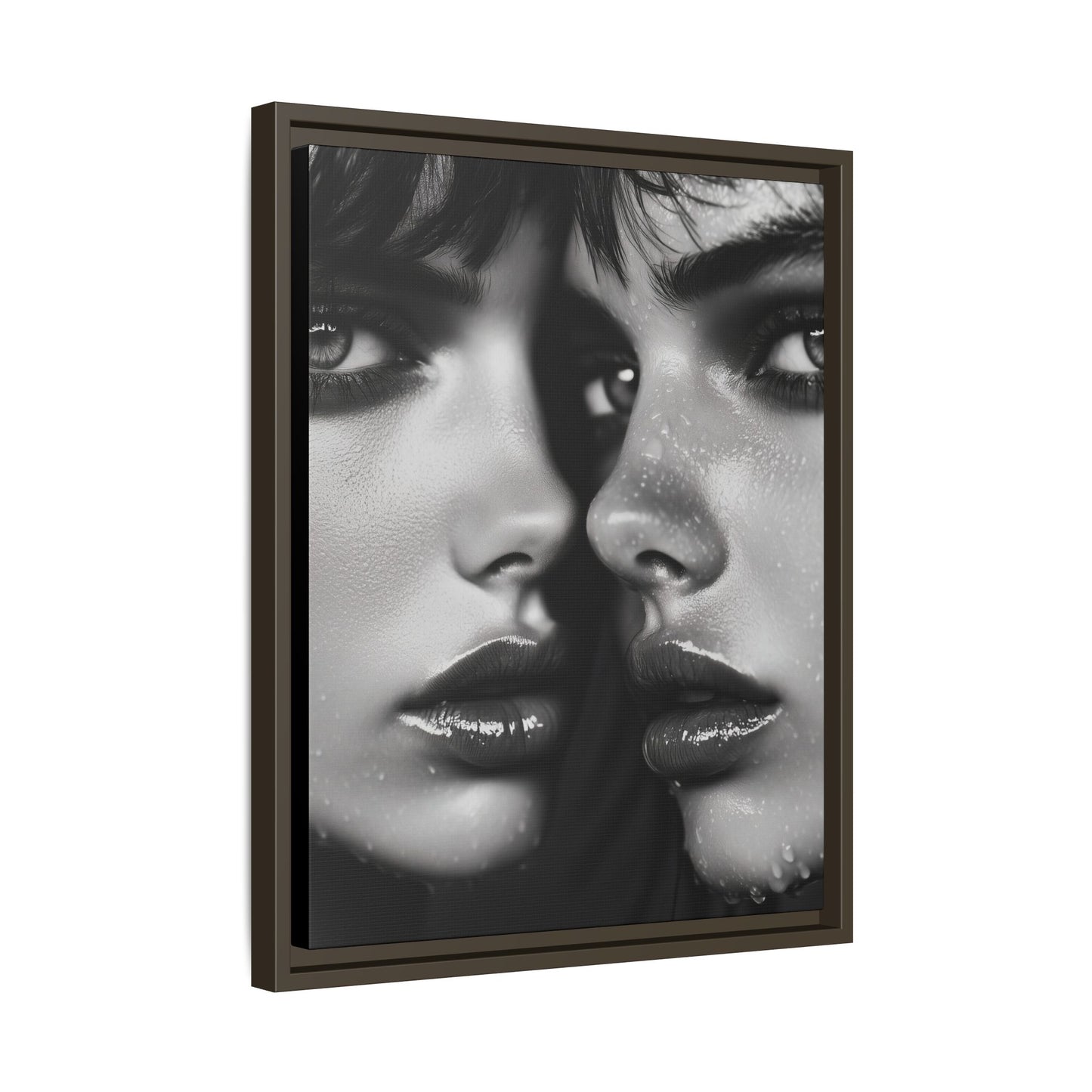 Dual Embrace - Framed Matte Canvas