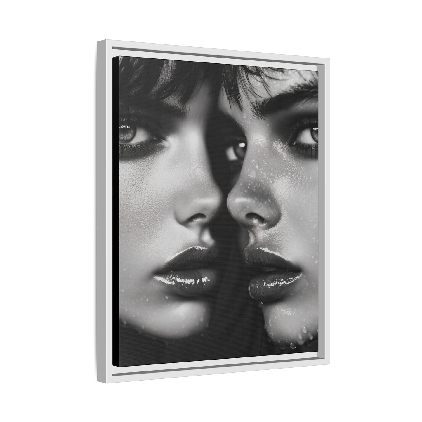 Dual Embrace - Framed Matte Canvas