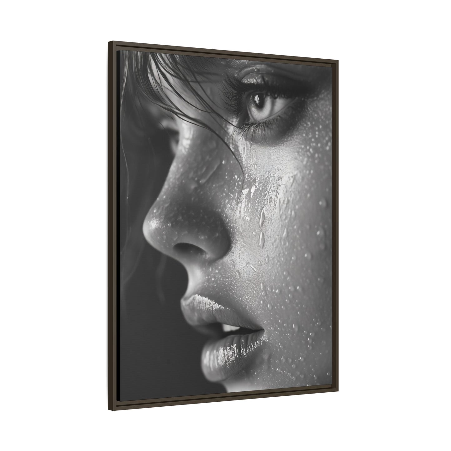 Veil of Emotion - Framed Matte Canvas