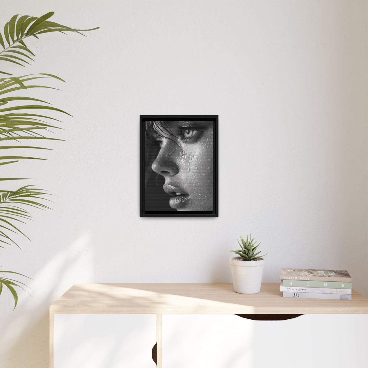 Veil of Emotion - Framed Matte Canvas