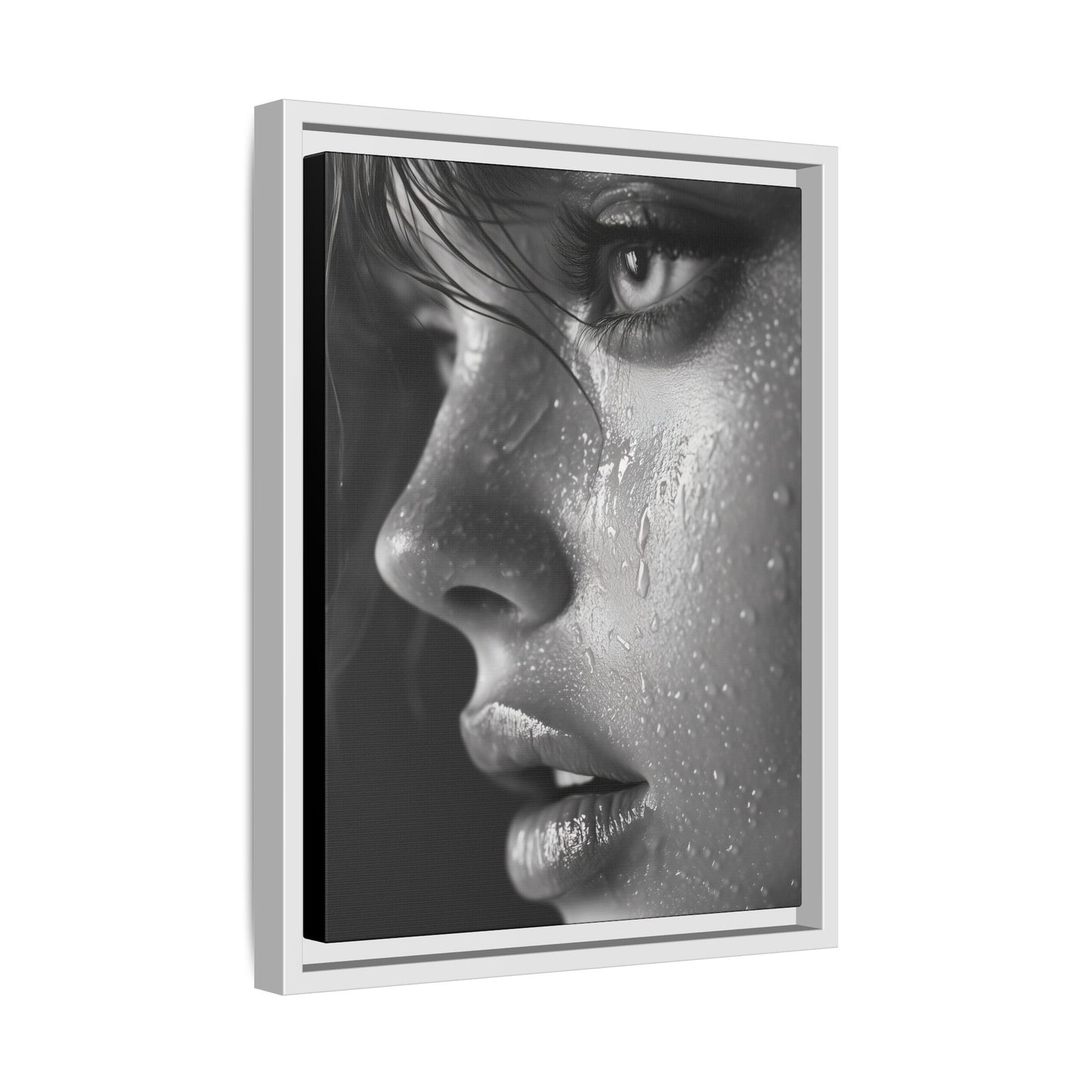 Veil of Emotion - Framed Matte Canvas