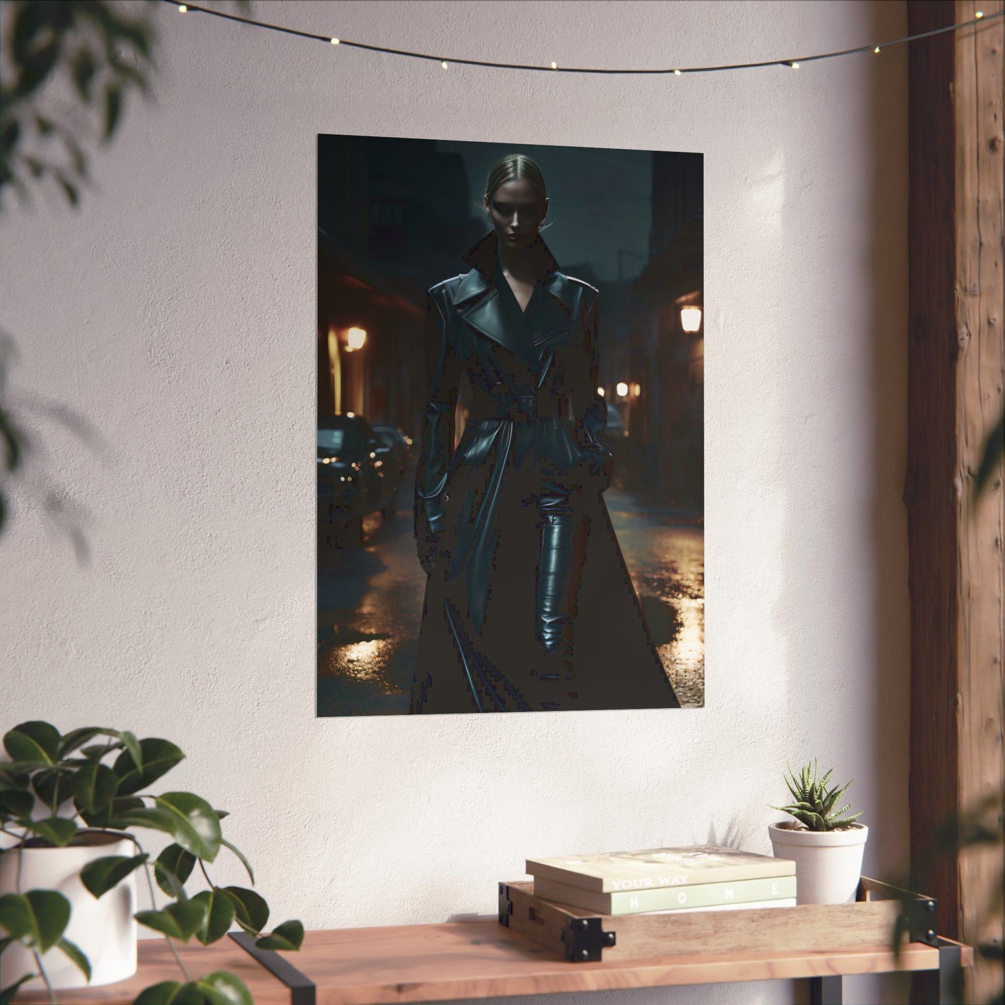 Noir Allure - Matte Vertical Poster