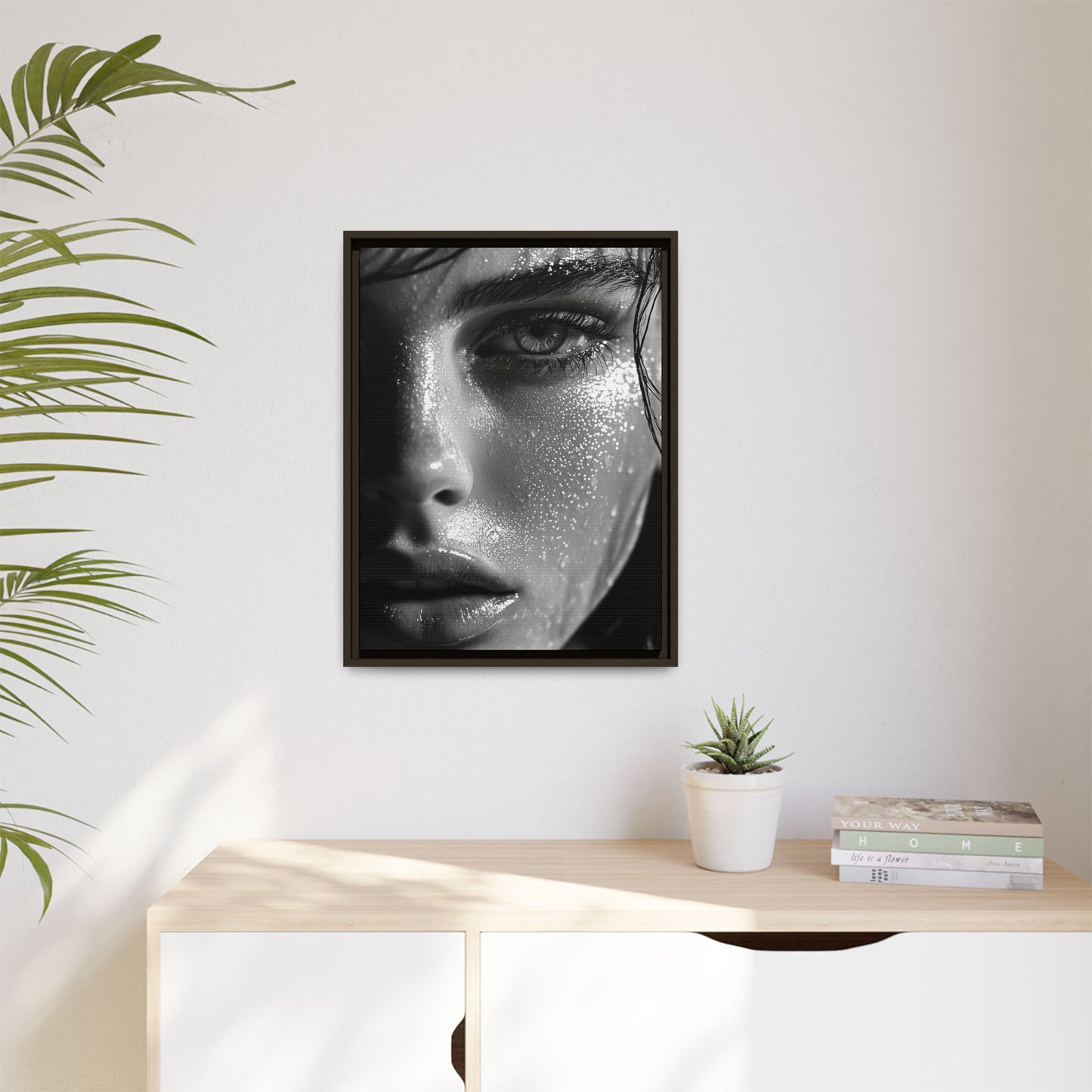 Whispers of Rain - Framed Matte Canvas