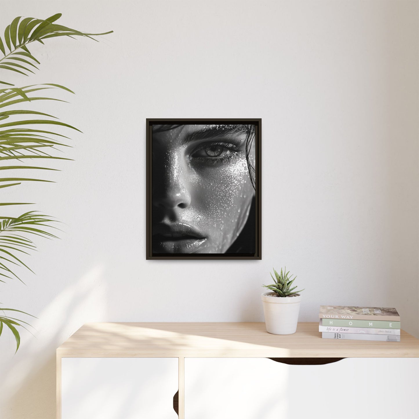 Whispers of Rain - Framed Matte Canvas