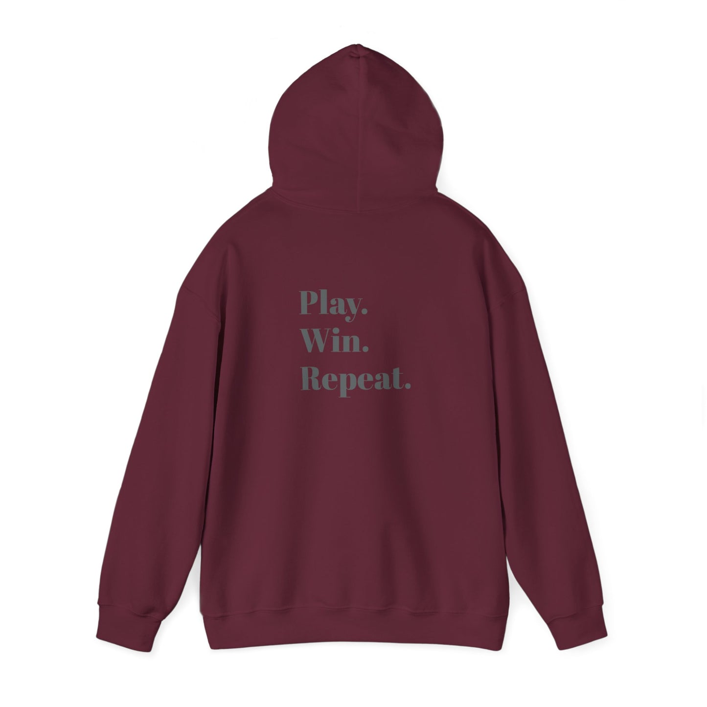 Play. Win. Repeat. Unisex Heavy Blend™ Hoodie – 10 Color