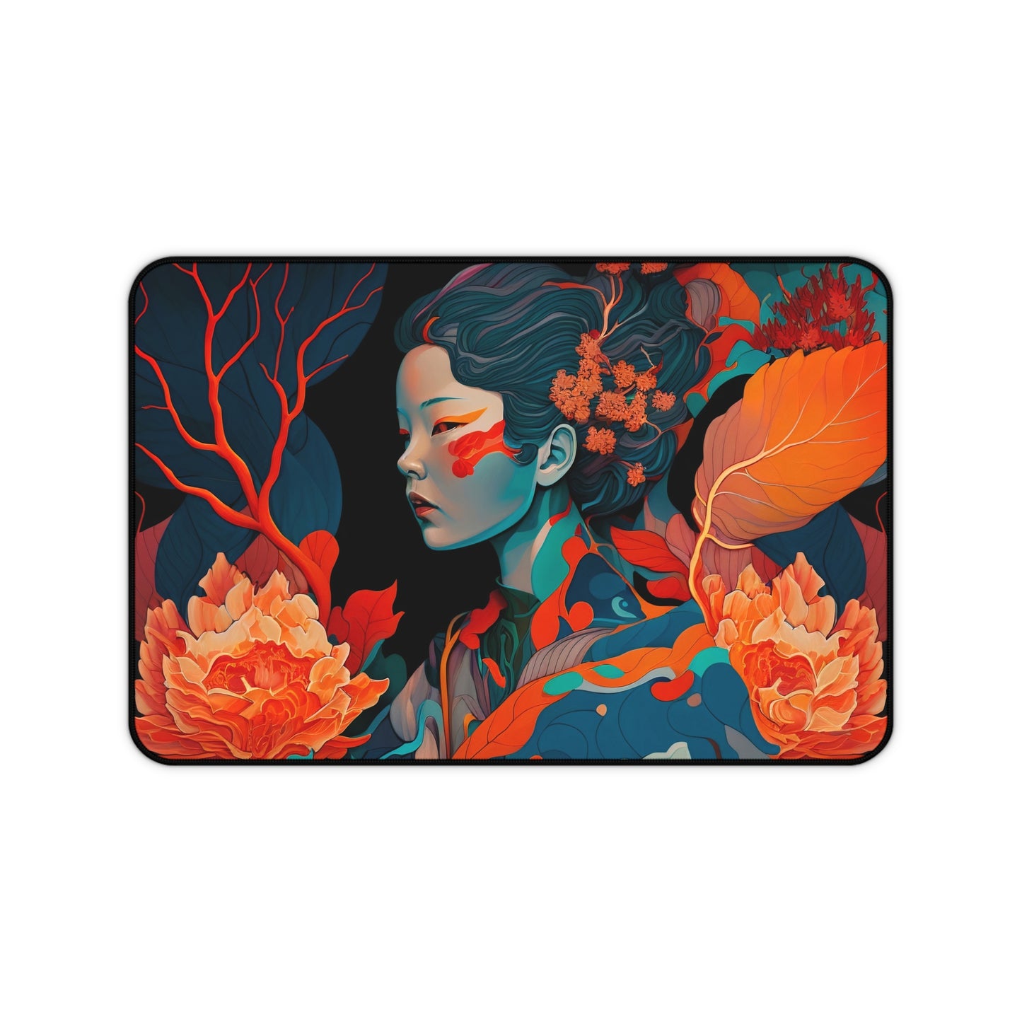 Floral Reverie Gaming Desk Mat – Elevate Your Workspace