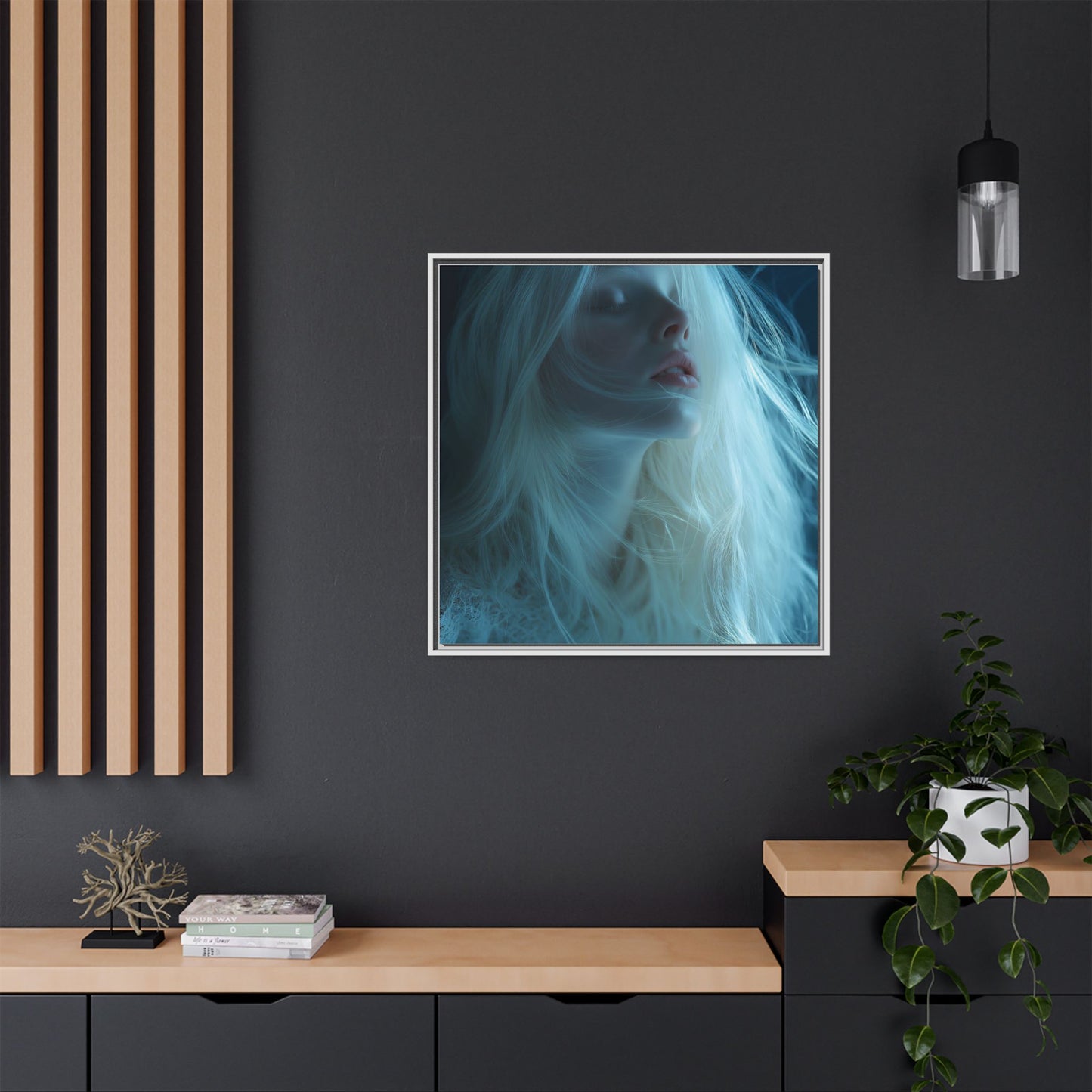 Ethereal Light Framed Canvas Art