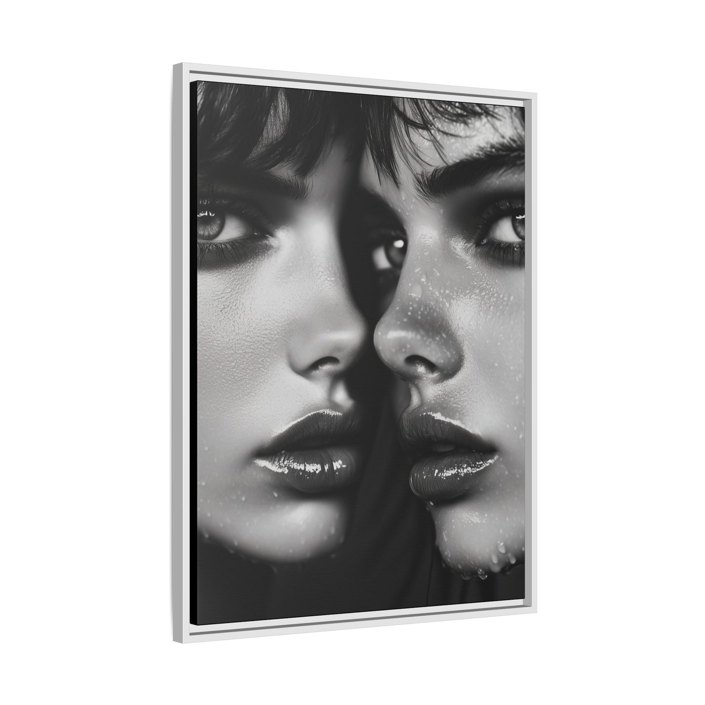 Dual Embrace - Framed Matte Canvas