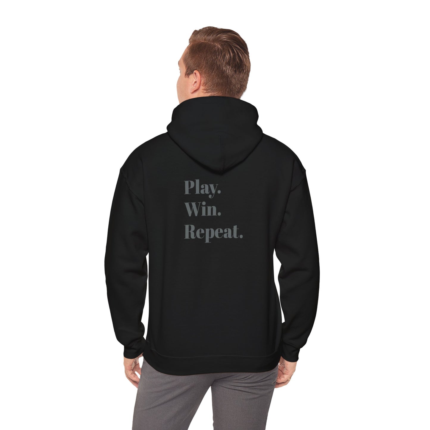 Play. Win. Repeat. Unisex Heavy Blend™ Hoodie – 10 Color