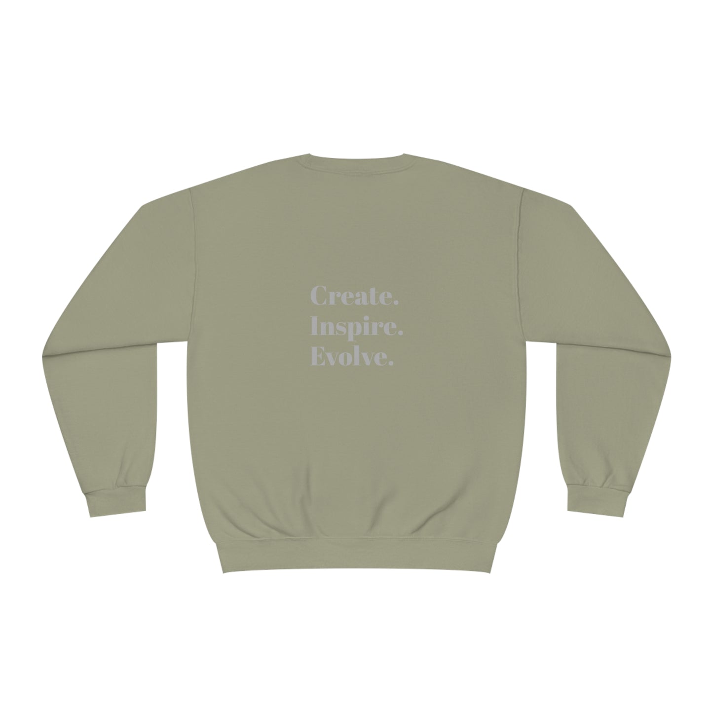 "Create. Inspire. Evolve" - Unisex NuBlend® Crewneck Sweatshirt