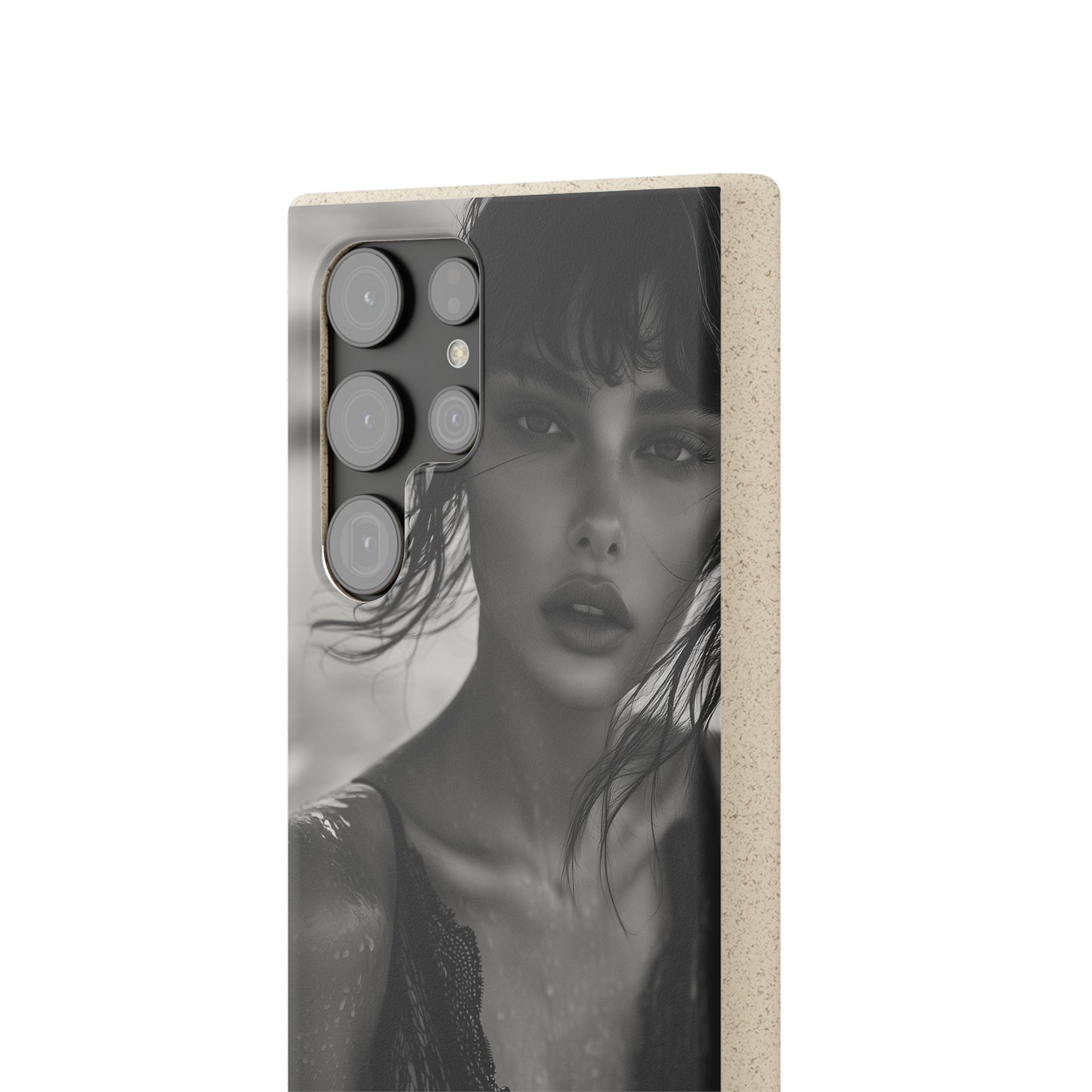 Ethereal Portrait Biodegradable Phone Case - Eco-Friendly Elegance