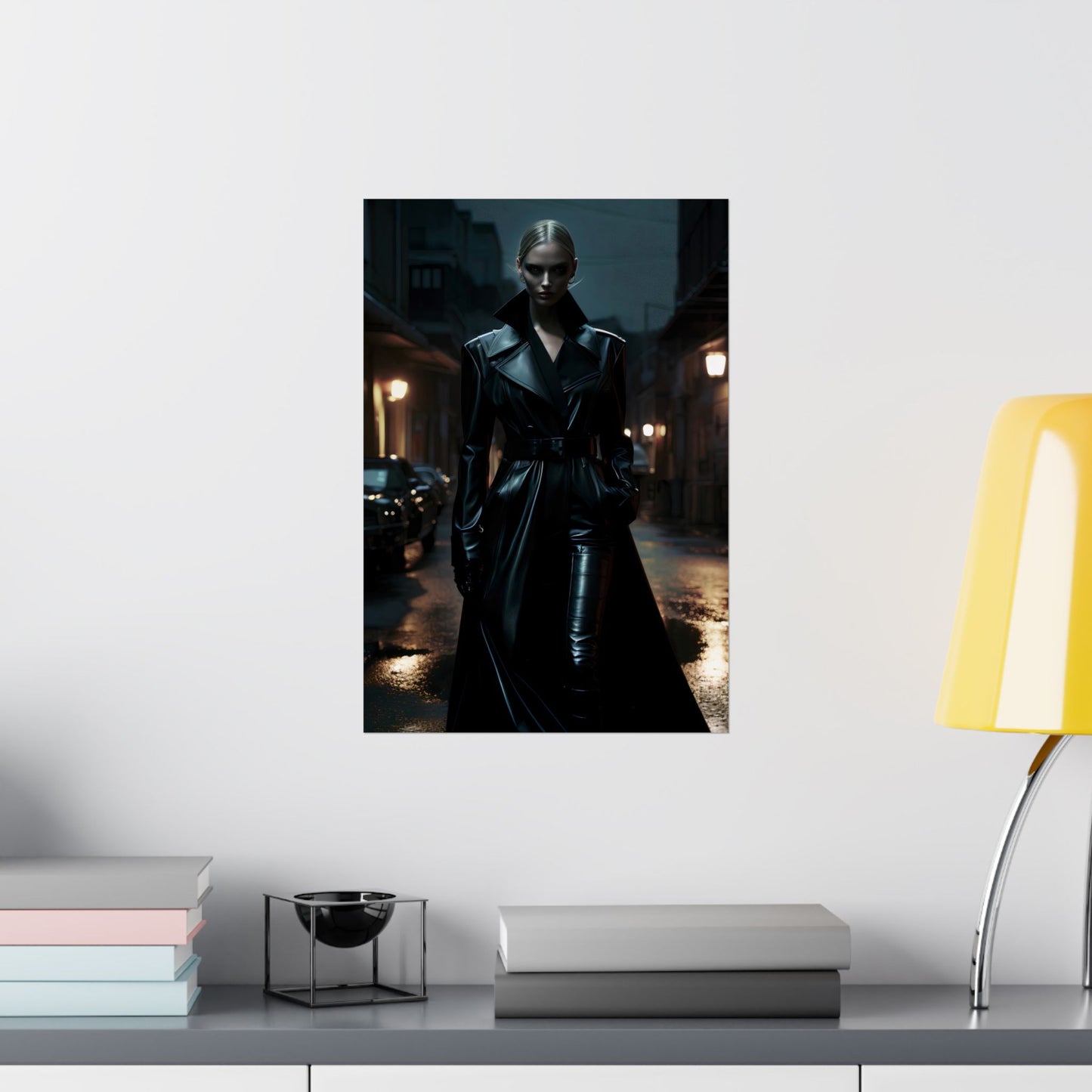 Noir Allure - Matte Vertical Poster