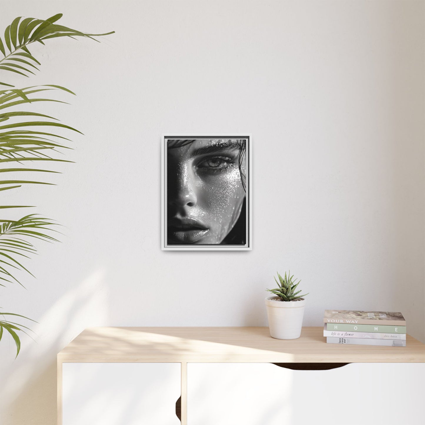 Whispers of Rain - Framed Matte Canvas