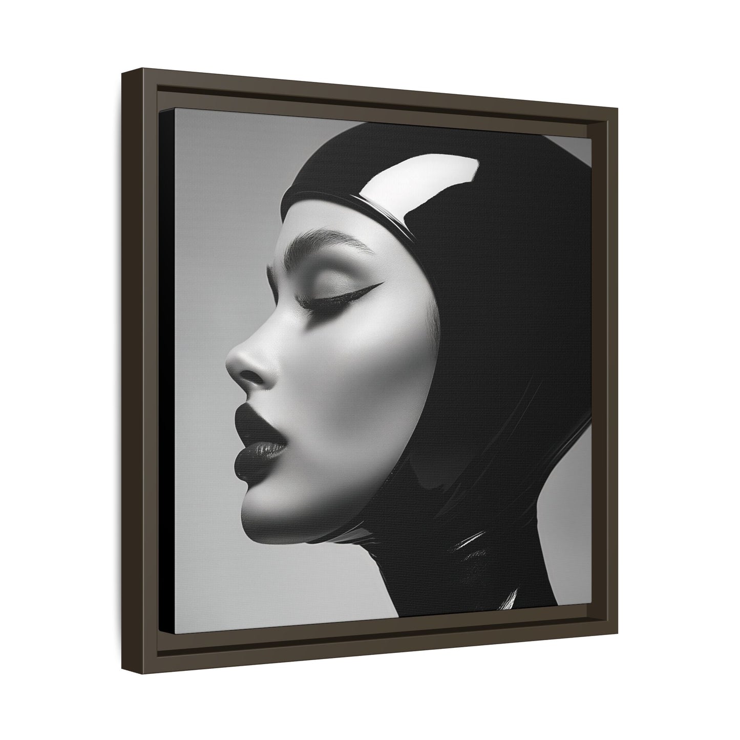 Sleek Vision - Latex Profile Framed Canvas