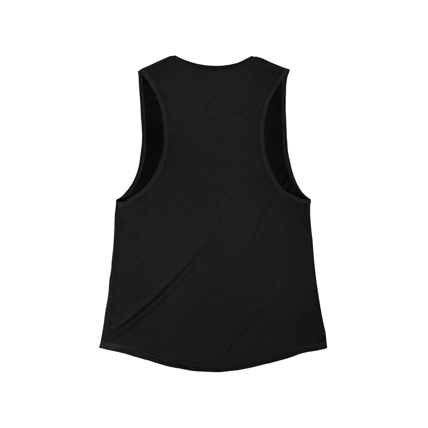 Urban Noir Flow – Women’s Flowy Muscle Tank with Dramatic Fashion Photography