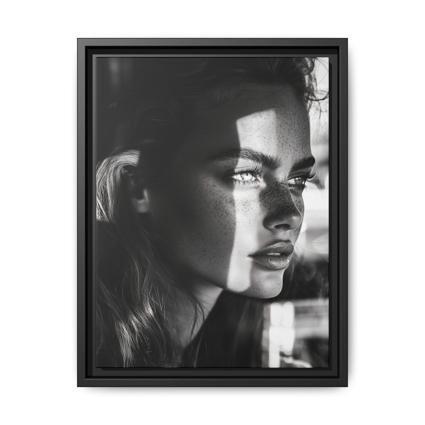 Shadow's Reflection - Framed Matte Canvas