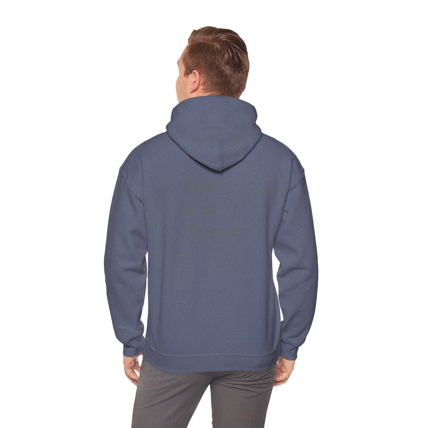 Play. Win. Repeat. Unisex Heavy Blend™ Hoodie – 10 Color