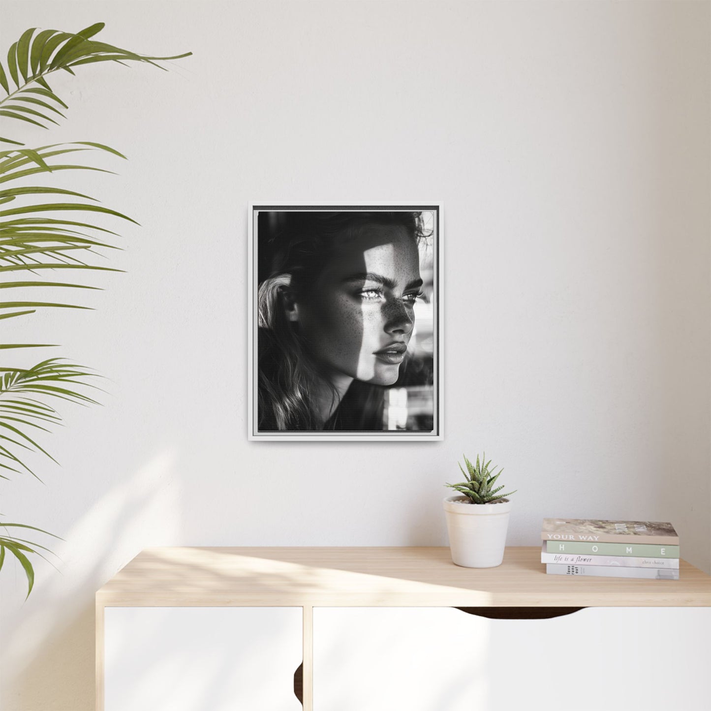 Shadow's Reflection - Framed Matte Canvas