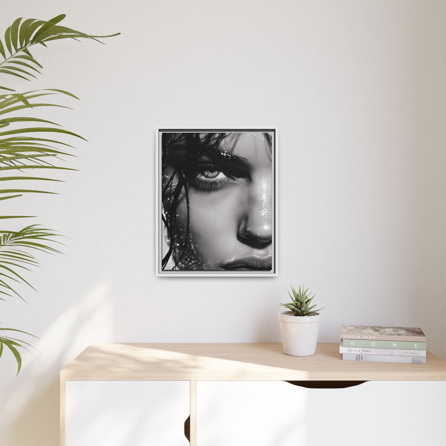 Intensity Unveiled - Framed Matte Canvas