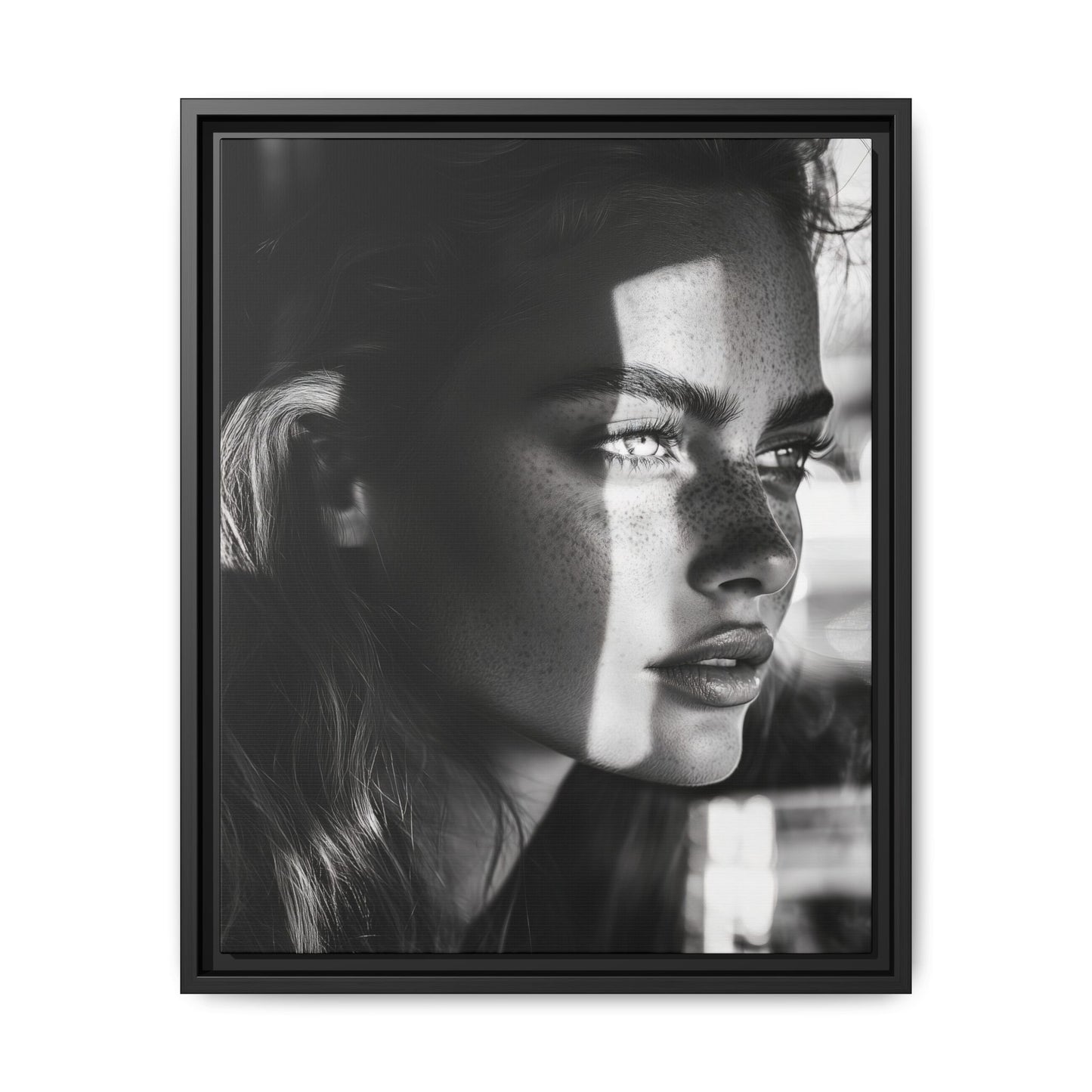 Shadow's Reflection - Framed Matte Canvas