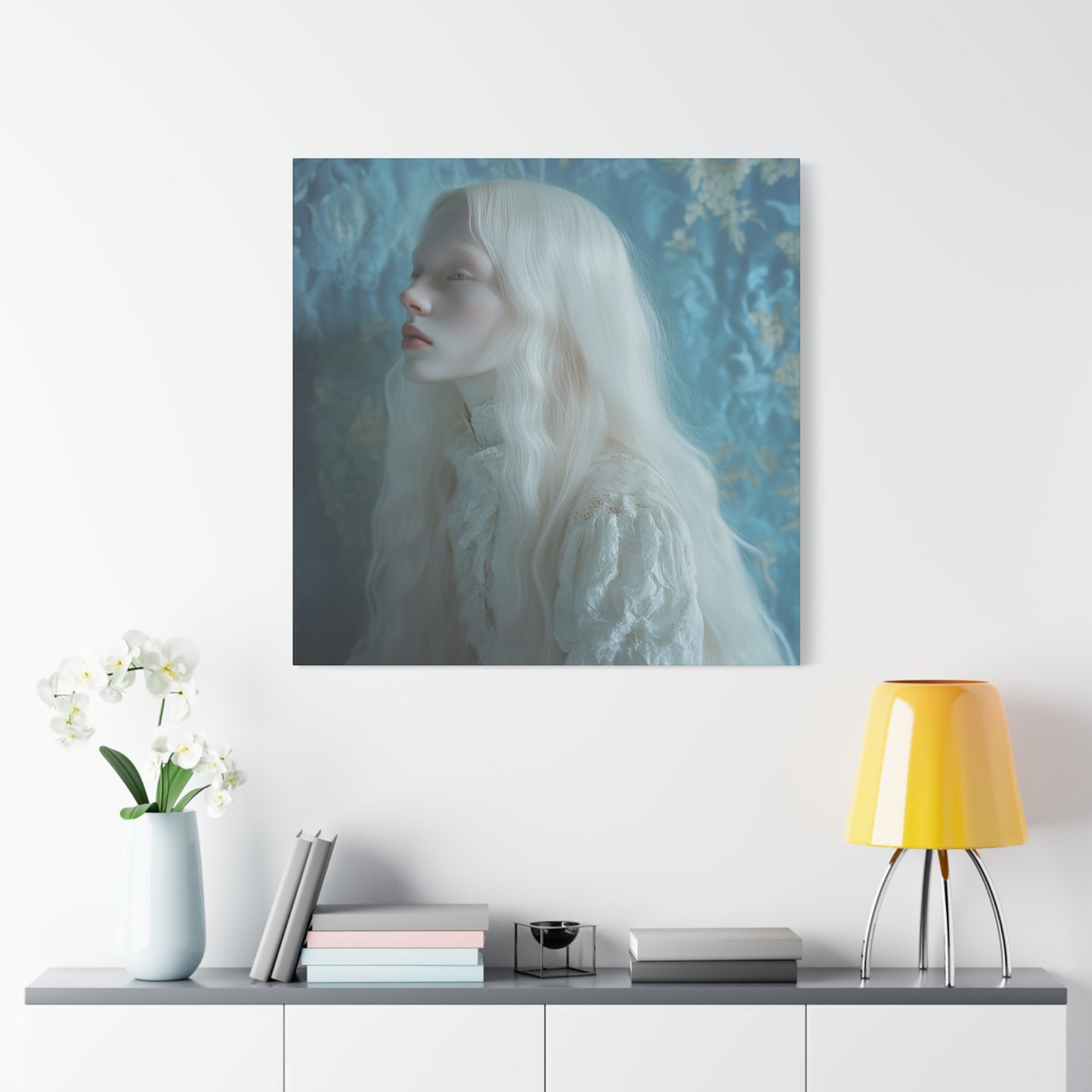 Whisper of Frost - Ethereal Matte Canvas Art