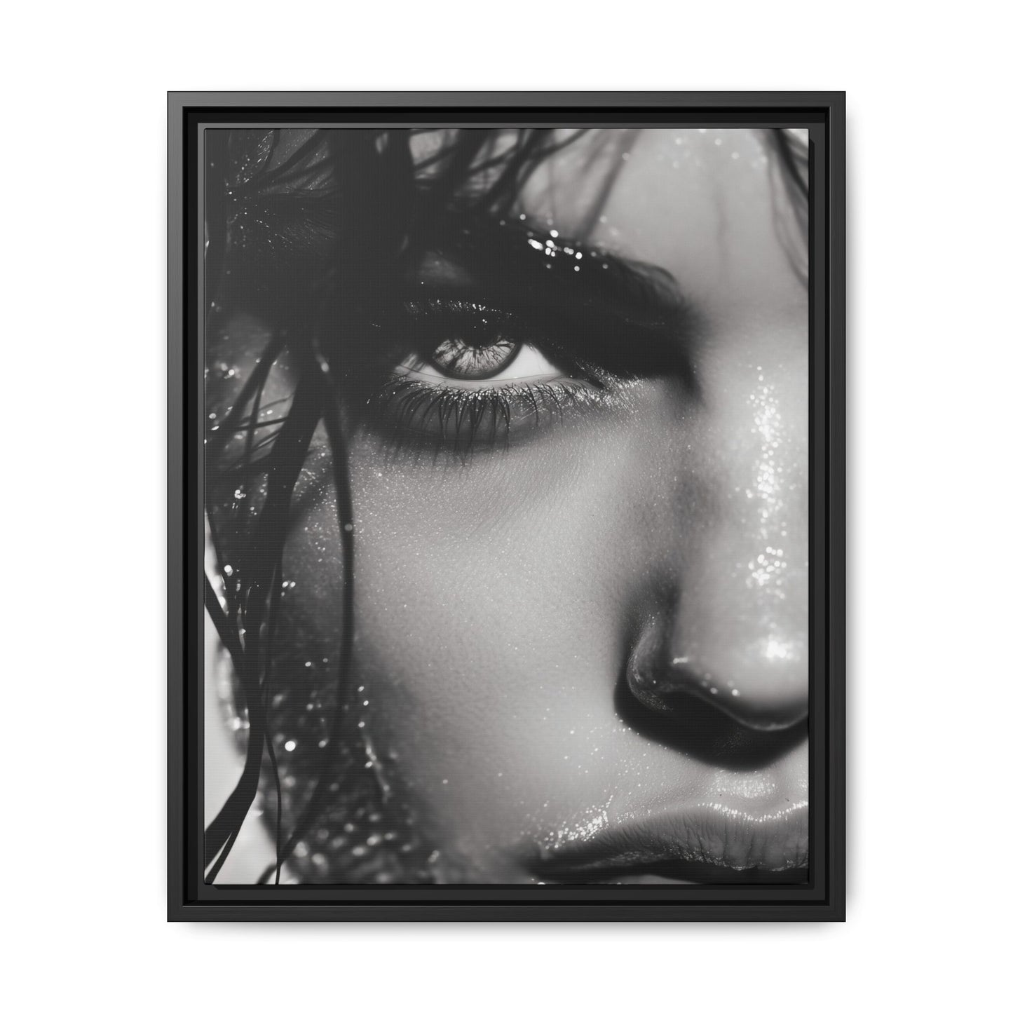 Intensity Unveiled - Framed Matte Canvas