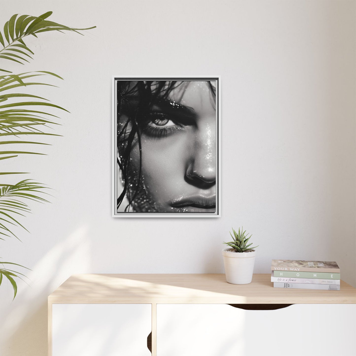 Intensity Unveiled - Framed Matte Canvas