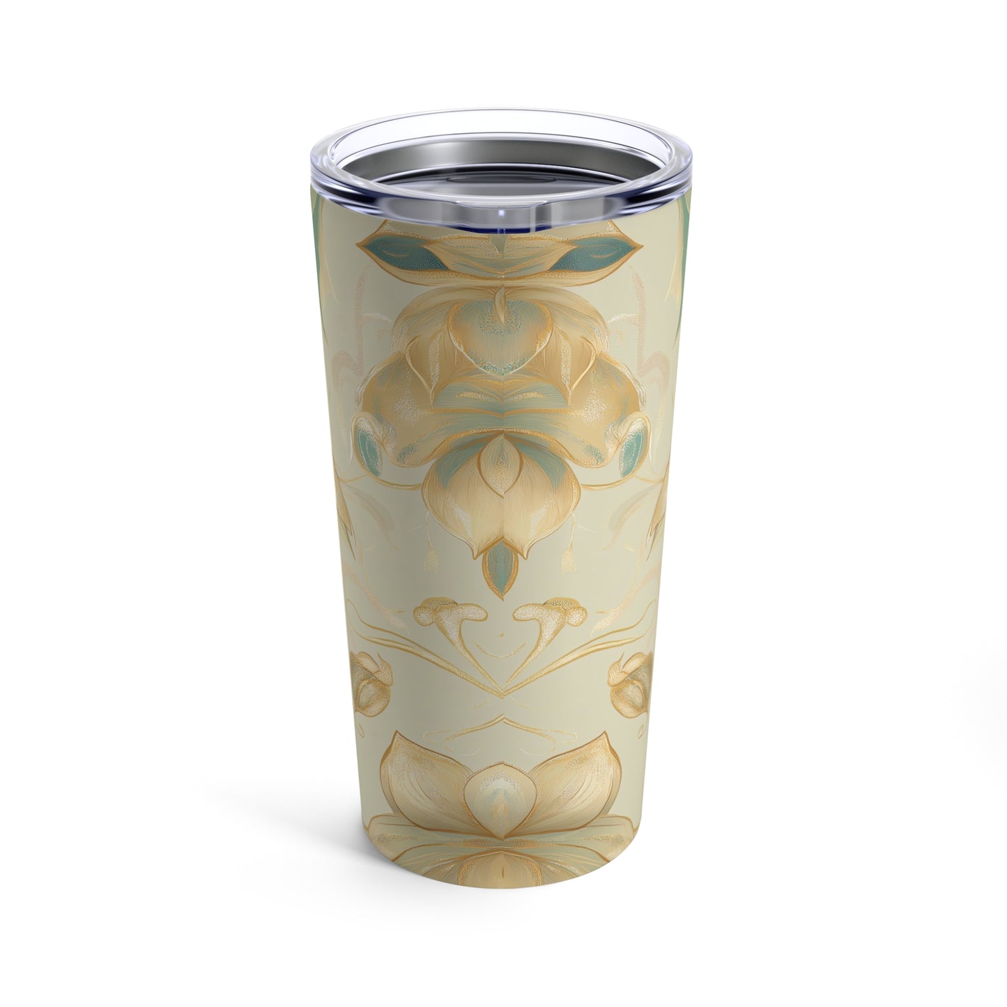 Contemporary Abstract Floral Tumbler – 20oz