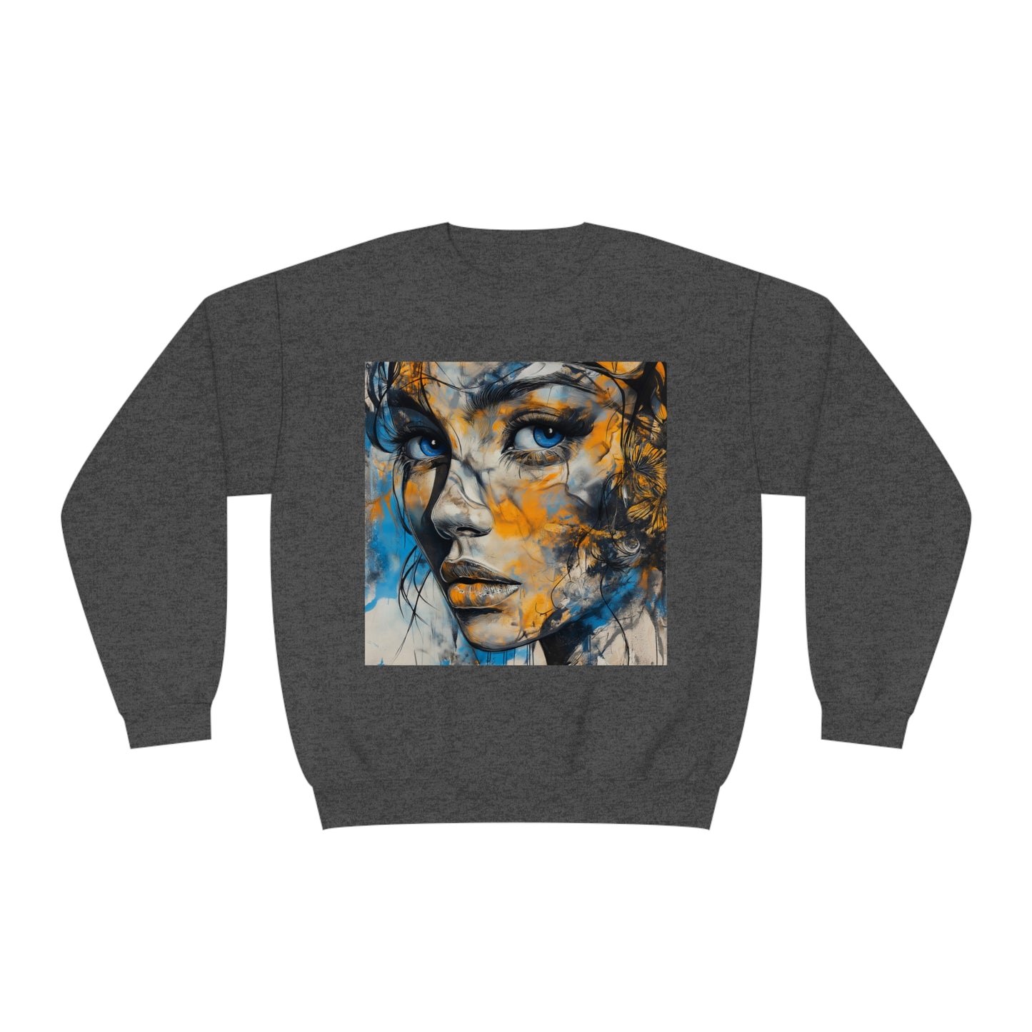 "Create. Inspire. Evolve" - Unisex NuBlend® Crewneck Sweatshirt