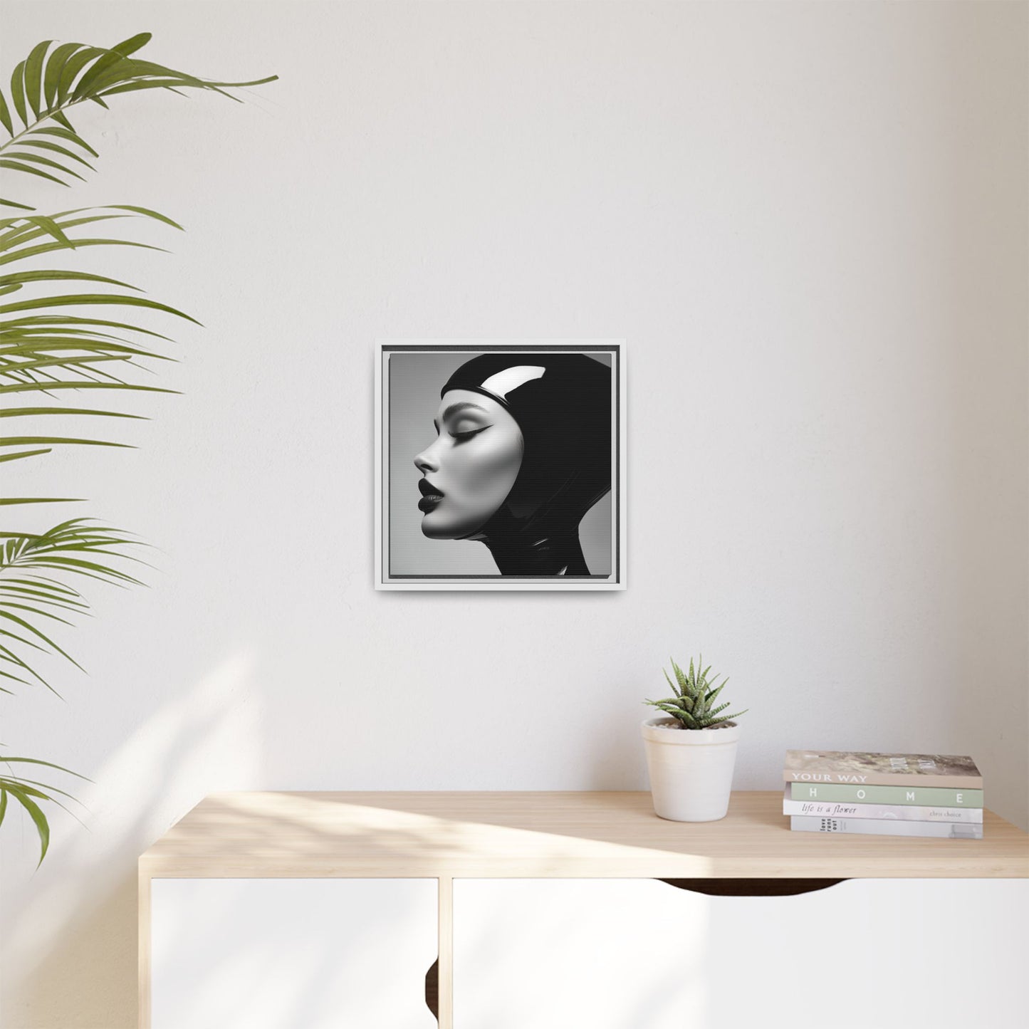 Sleek Vision - Latex Profile Framed Canvas