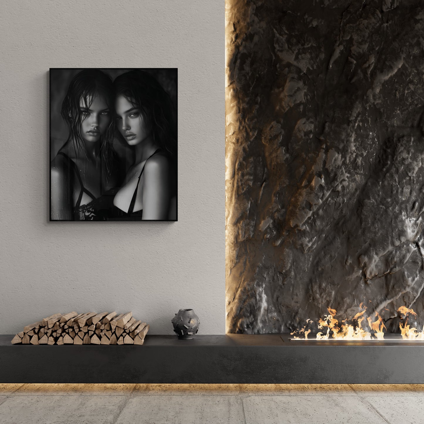 Dark Sirens - Matte Canvas Art Print